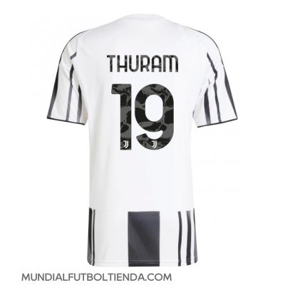 Camiseta Juventus Khephren Thuram #19 Primera Equipación Replica 2025-26 mangas cortas Camiseta Juventus Khephren Thuram #19 Primera Equipación Replica 2025-26 mangas cortas